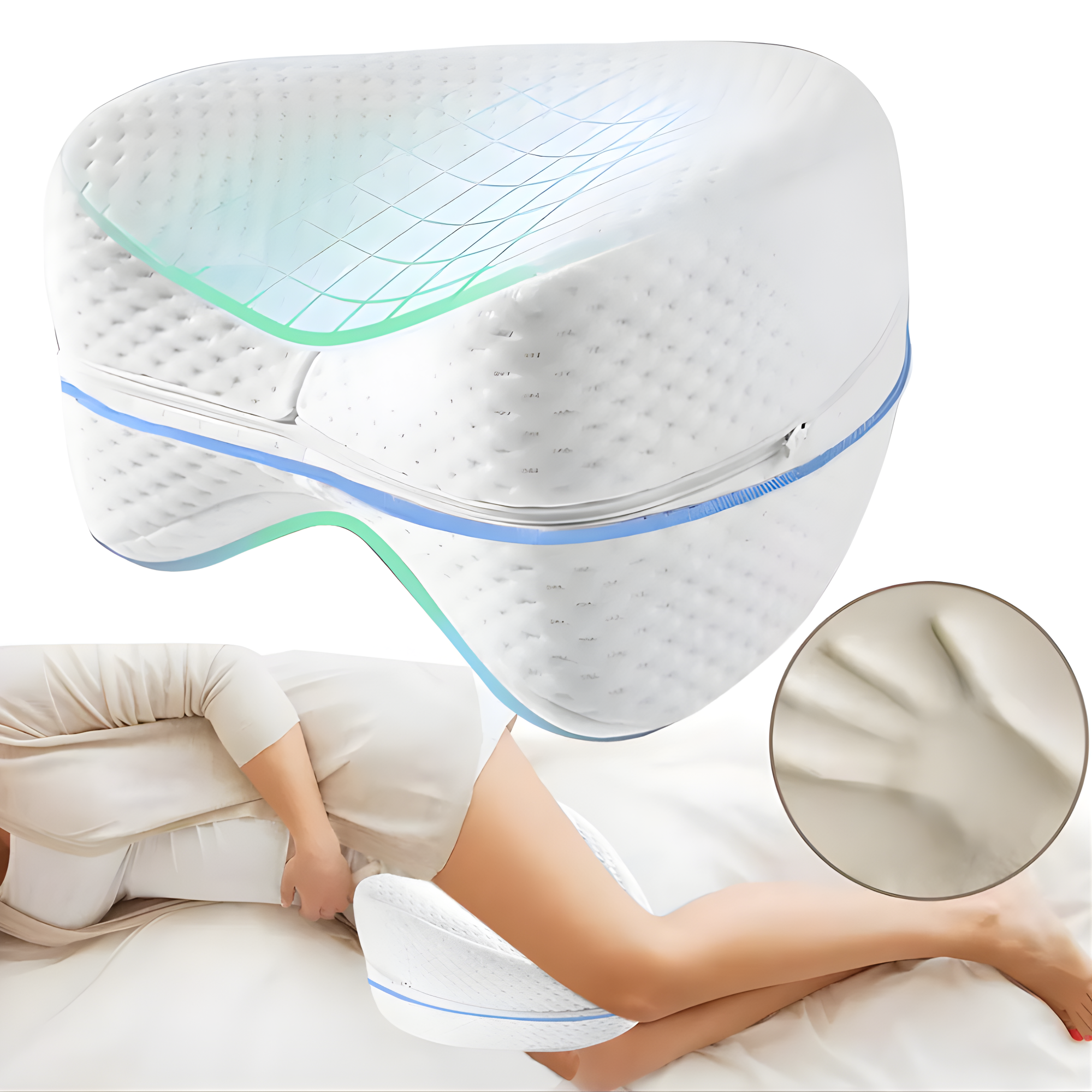Lumbar Comfort™ – Almohada Ortopédica Inteligente